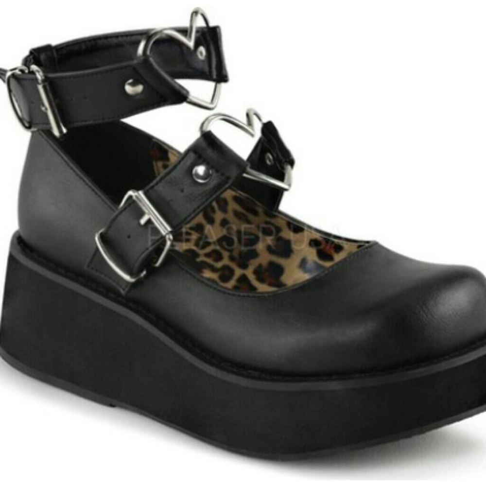 Demonia Sprite 02 Platform Mary Janes